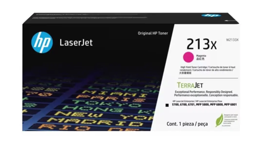 Hp 213X Magenta Kırmızı 6.000 Sayfa Toner W2133X 1