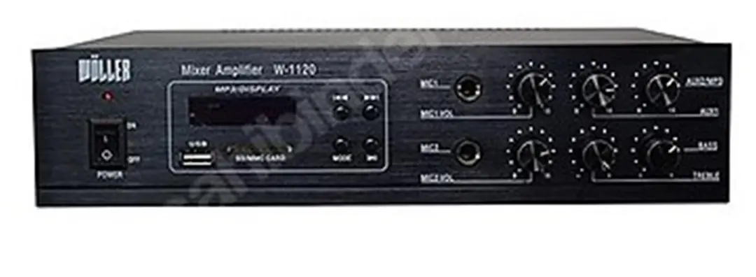 Wöller W-1120 80W 100V Mikser Amplifikatör