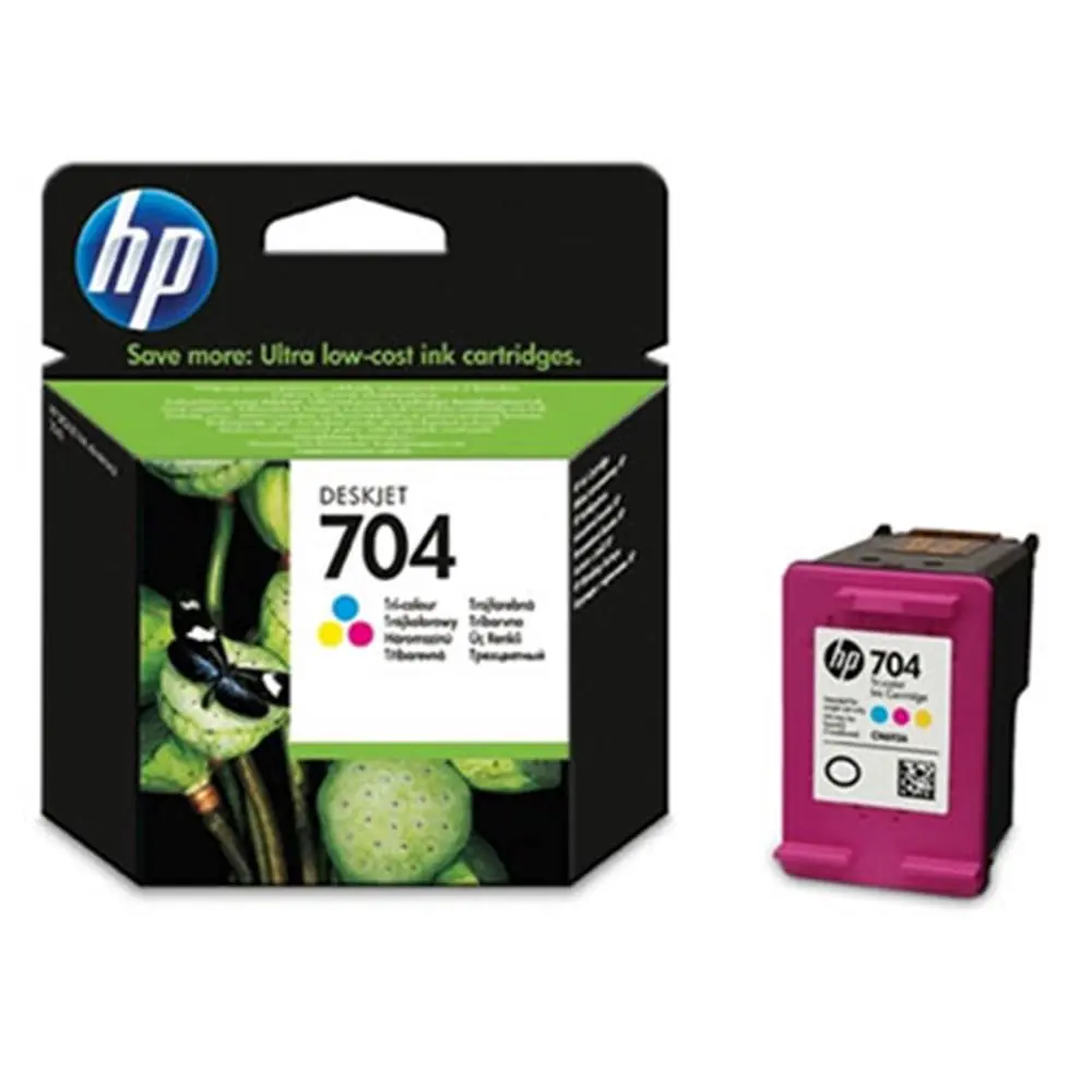 HP 704 Color Renkli Kartuş CN693AE 1