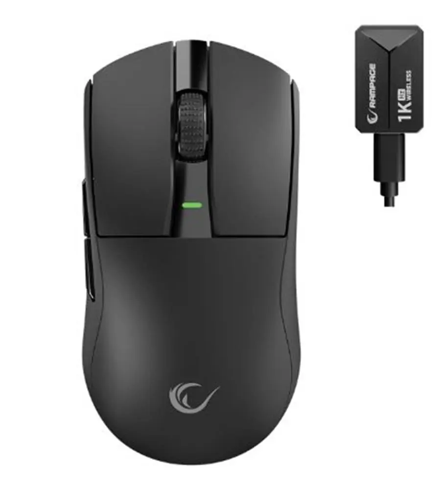 Rampage ZENITH BT+Wired+2.4G Siyah Kablosuz PAW3395 52833 MCU Gaming Oyuncu Mouse 1