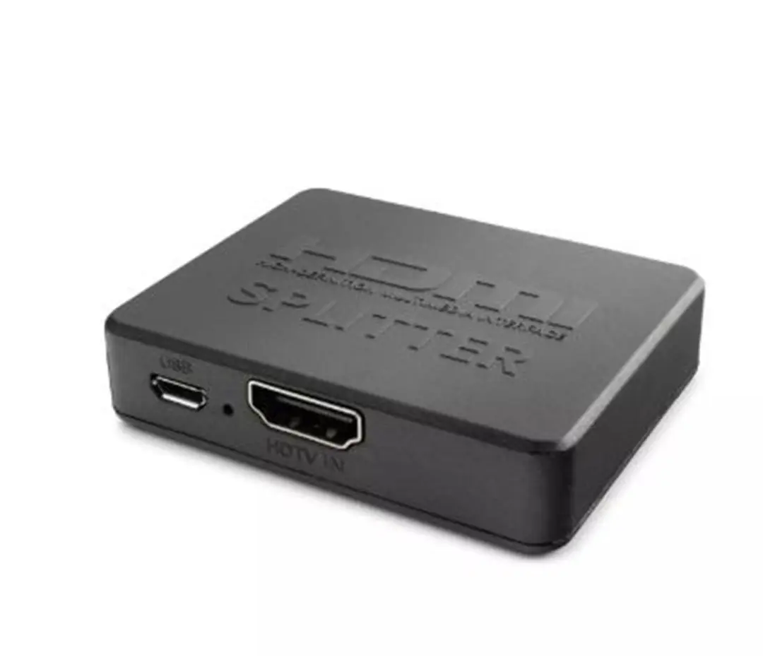 Hadron Hdx1371 2Port Splitter 4K-20 With Usb Power Cable 1