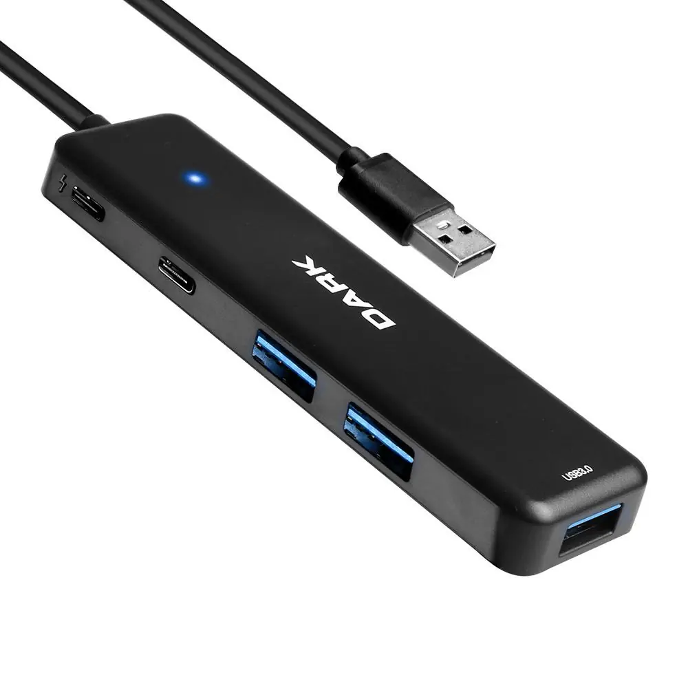 Dark DK-AC-USB347 Connect Master X5C USB3.2Gen 1 Type-A to 3 Port USB-A&1 Port Type-C 2.0-1X Type-C 1