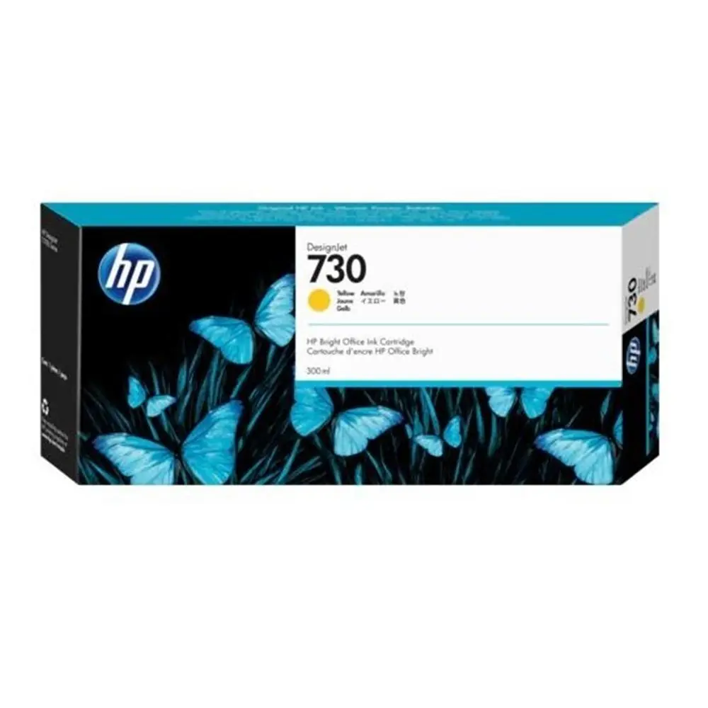 HP 730 Yellow Sarı 300 Ml Plotter Kartuşu P2V70A 1