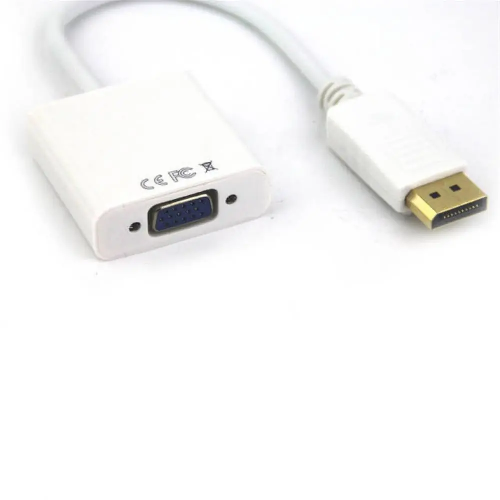 Vcom CG603-0.15 Beyaz Display Port Erkek To Vga Dişi Dönüştürücü 1