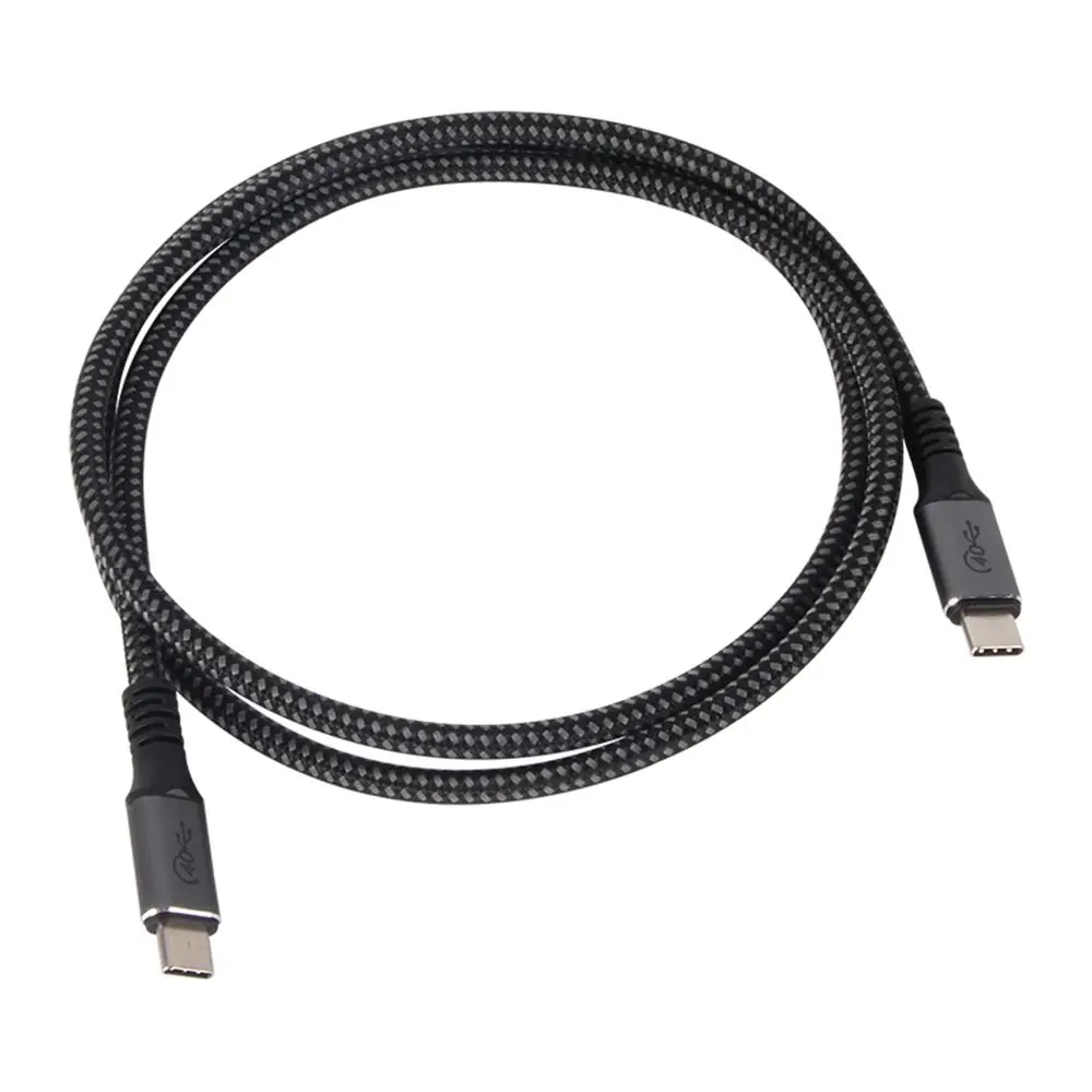 Vcom CU520M Type-C to Type-C 3m 20Gpbs (USB4) 90W 4K@60Hz Video Örgülü Şarj ve Data Kablosu 1