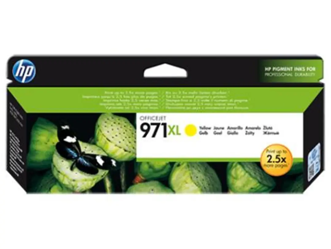 HP 971XL Yellow Sarı 6.600 Sayfa Kartuş CN628A 1
