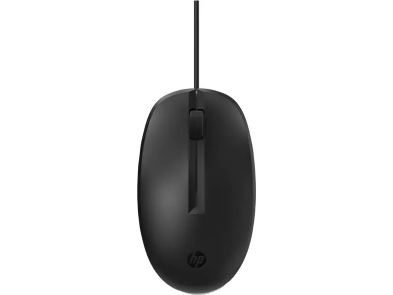 HP 265A9UT 125 BLACK WIRED MOUSE 1