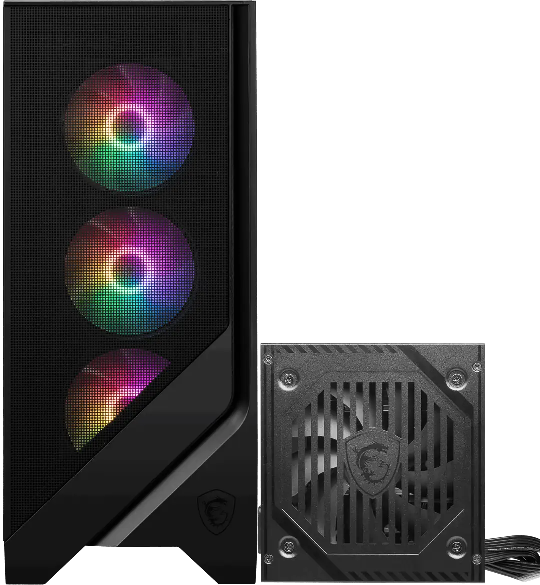 Msi Mag Forge 120A B65 650W 80+Bronz 6x120mm Auto RGB Fan Temperli Cam ATX Kasa