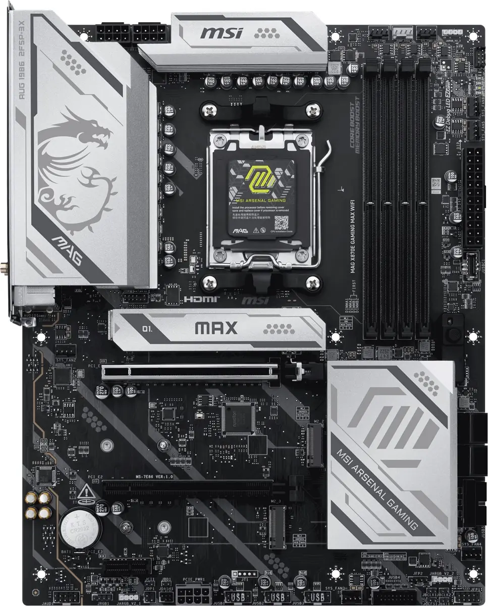 MSI MB MAG X870E GAMING MAX WIFI 1