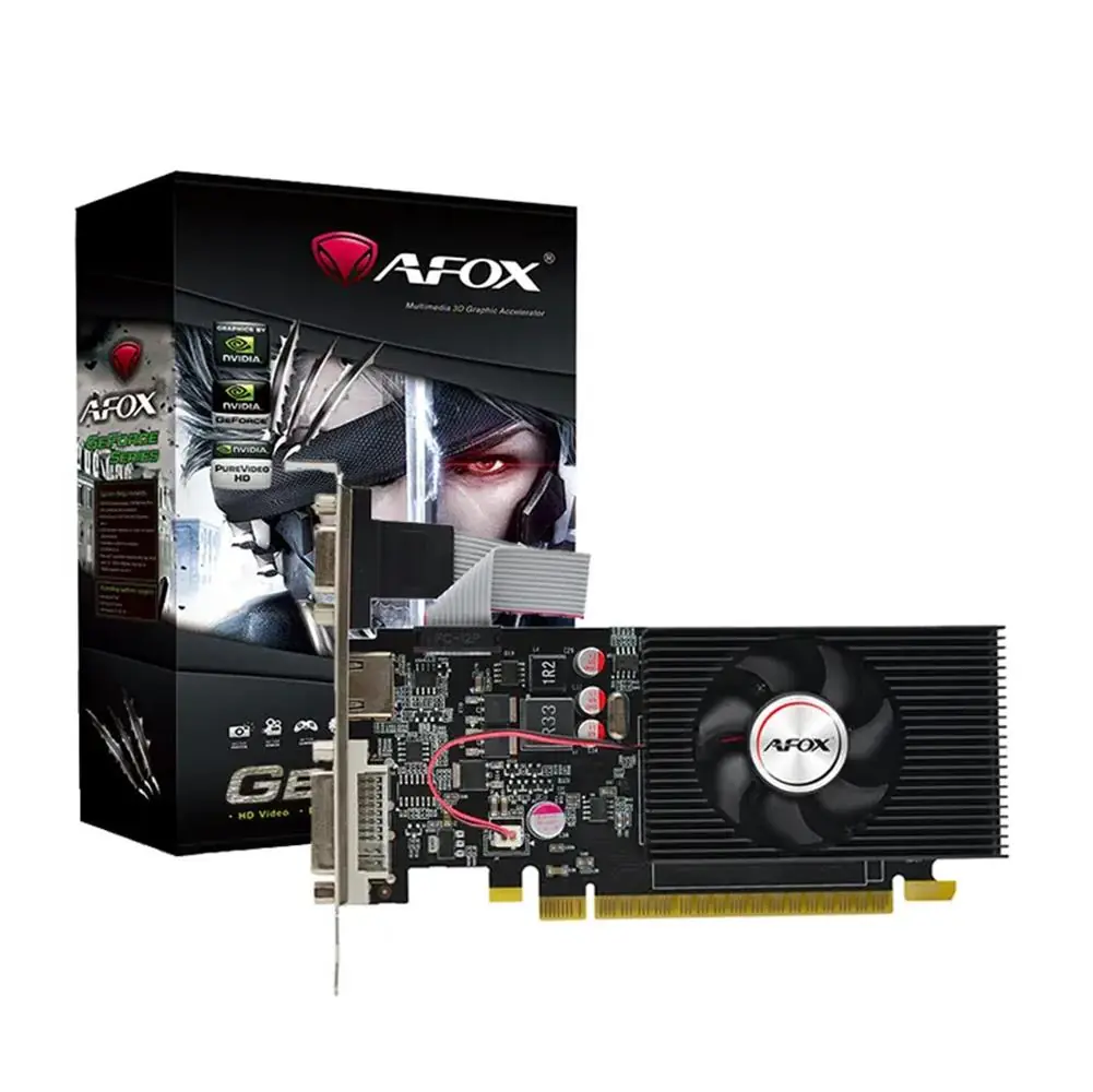 Afox Geforce GT730 2gb Ddr3 128bit AF730-2048D3L2 DVI HDMI VGA LP Single Fan Retail Pack Ekran Kartı