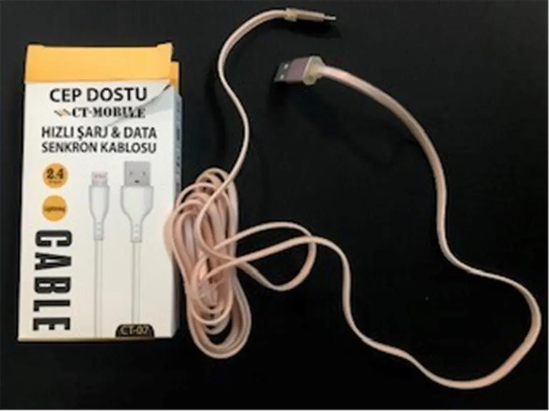 Dataline Ct-07 2.4a Lightning Data Kablosu Hızlı Şarj 1,5mt 1