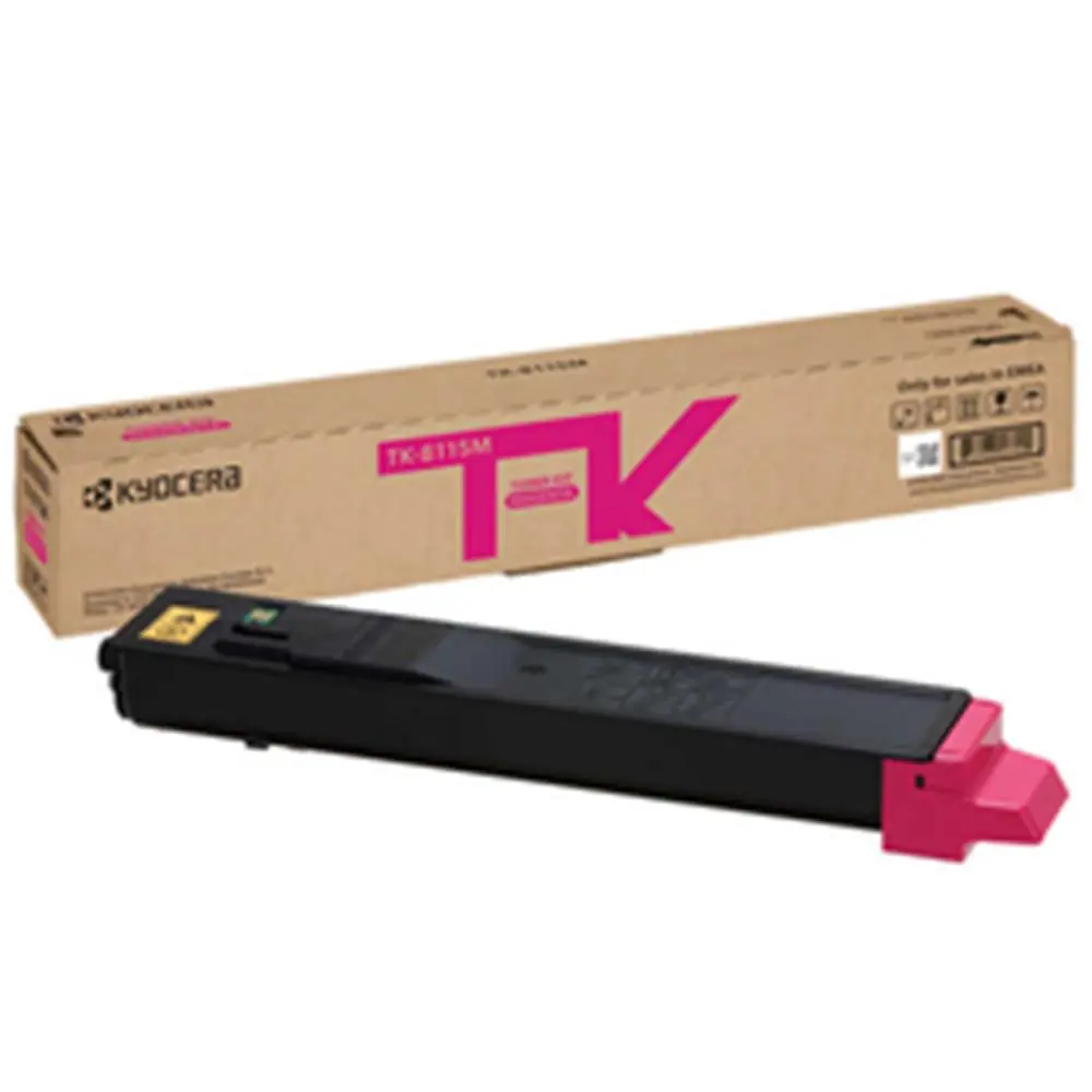 Kyocera TK-8115M Magenta Kırmızı Orjinal Fotokopi Toneri Ecosys M8124cidn-M8130cidn 6.000 Sayfa 1