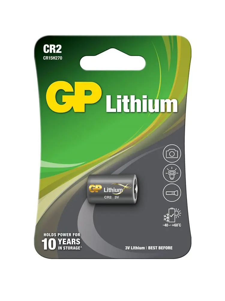 GP GPCR2-U1 CR2 3V Lityum Pil Fotoğraf Makinesi Pili Tekli Paket 1