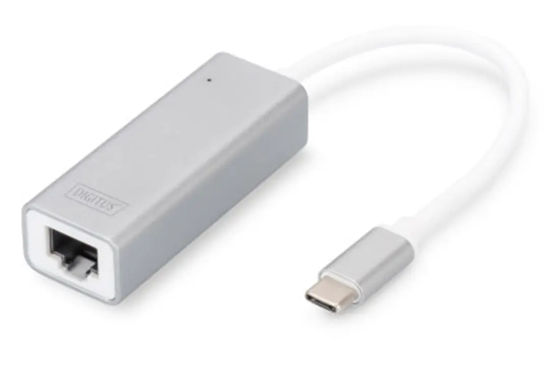 Digitus DN-3024 USB TYPE C  Gigabit Ethernet Adaptörü, 1x10-100-1000 port,1xUSB Tip C erkek port 1