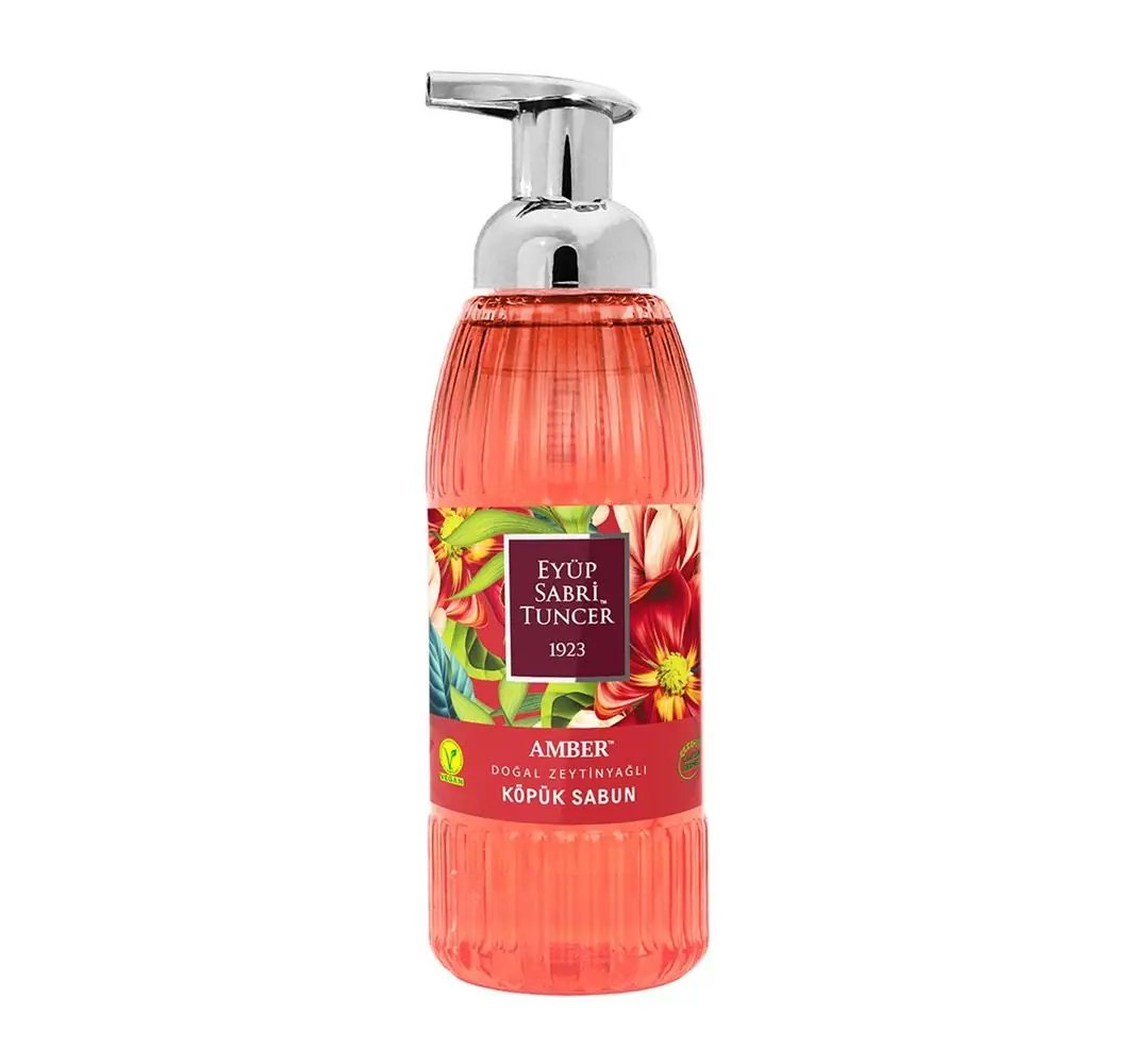 Eyüp Sabri Tuncer 500ml Köpük Amber ZeytinYağlı Sabun Pet Şişe 1