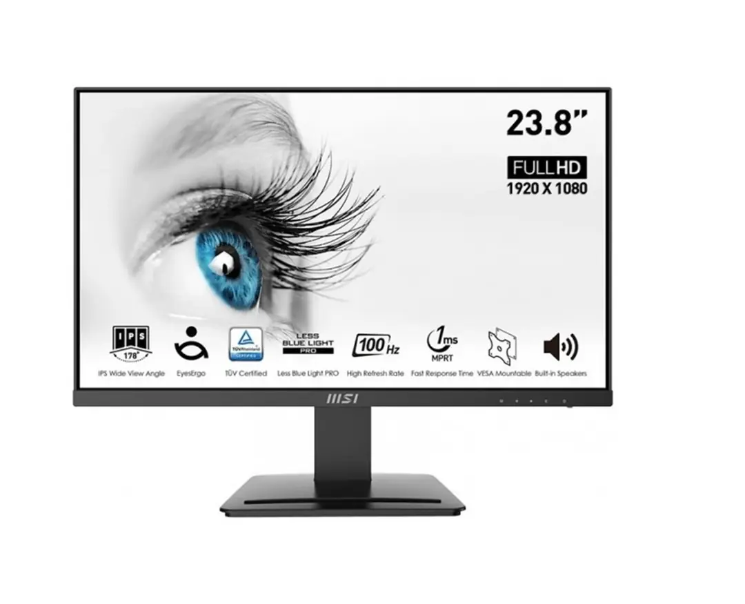 Msi 23.8" Pro MP243X 1920x1080 1ms 100Hz IPS Anti-Glare Full HD Monitör 1