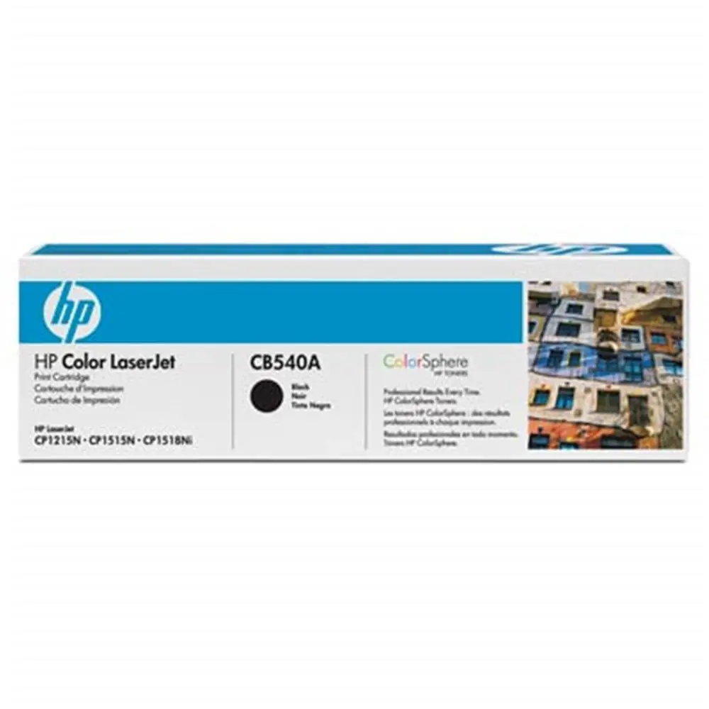 HP 125A Black Siyah 2.200 Sayfa Toner CB540A 1