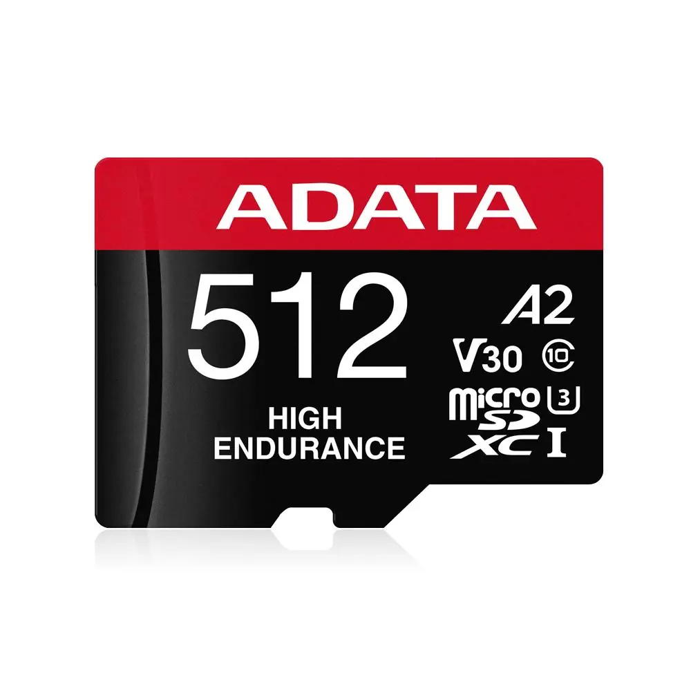Adata 512 GB High Endurance microSDXC 4K U3 V30 A2 Hafıza Kartı 1