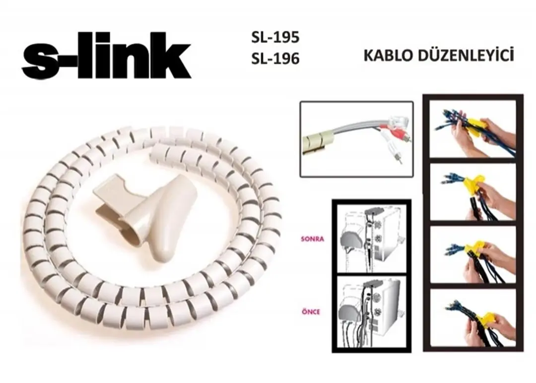S-link SL-195 22mm 20mt Kablo Toplayıcı 1