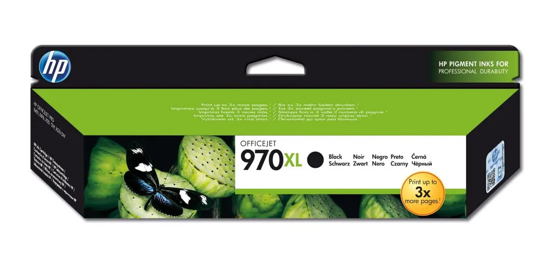HP 970XL Black Siyah 9.200 Sayfa Kartuş CN625A 1
