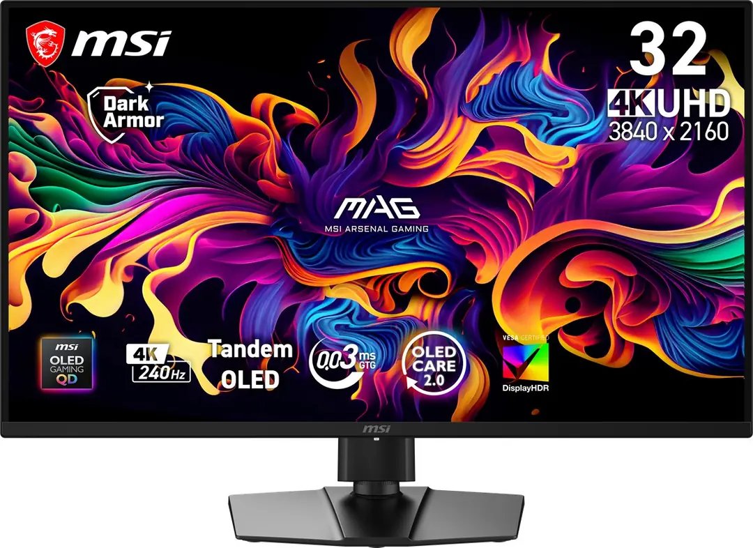 31.5 MSI MAG 321UP QD-OLED X24 MONITOR