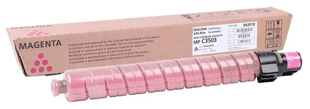 Ricoh MP C3503 Magenta Kırmızı Orjinal Fotokopi Toneri MP C3003-3004 18.000 Sayfa 1