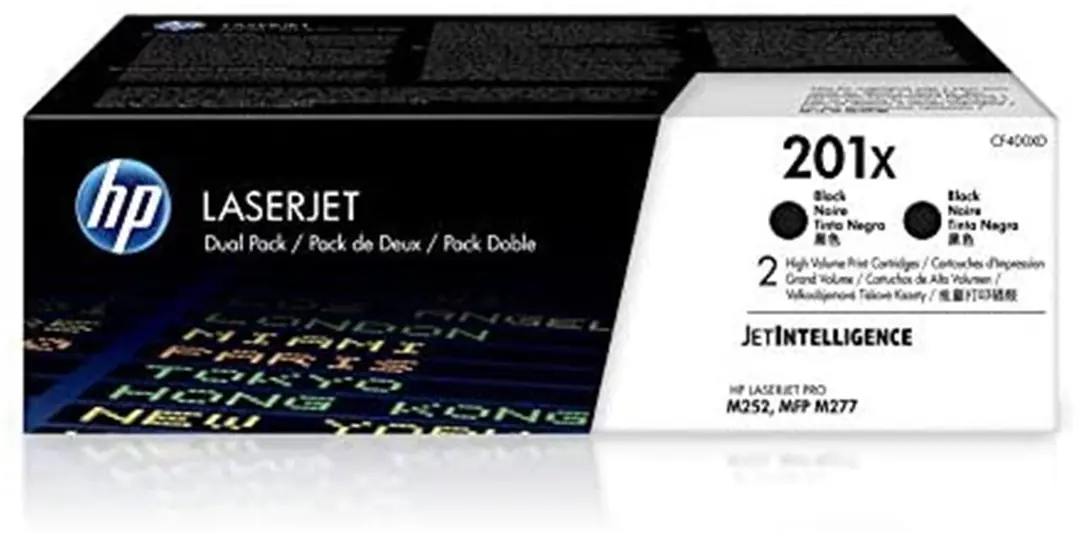 HP 201XD Black Siyah Çiftli Yüksek Kapasite 2.800 Sayfa Toner CF400XD 1