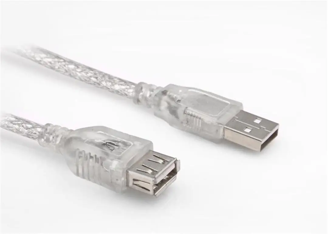 S-link SL-AF30 30cm Usb 2.0 AM To AF Şeffaf Uzatma Kablosu 1