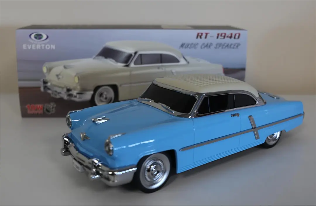 EVERTON RT-1940 Mavi Bluetooth Fm-Usb-Tf-Aux Şarjlı Nostaljik Radyo 1