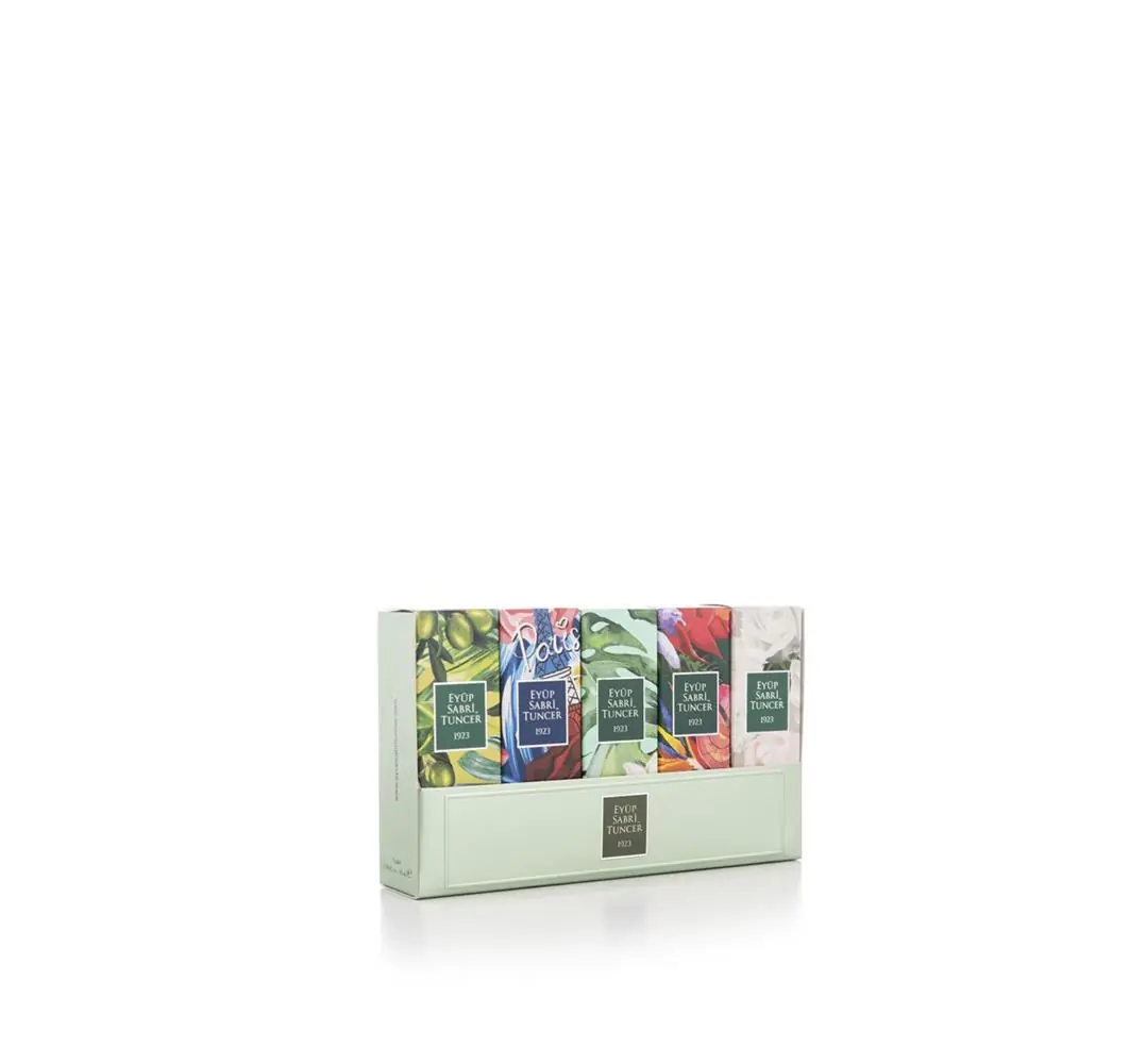Eyüp Sabri Tuncer Set-3 16ml 5Li Cam Şişe  Sprey Kolonya (Ç.Limonu-Amber-B. Mandalina-Okyanus-Tütün) 1