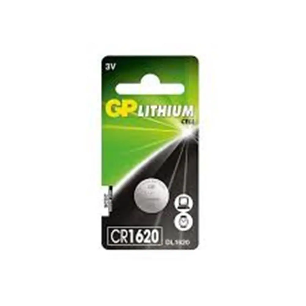 Gp CR1620-U1 3V Lityum Düğme Pil Tekli Paket 1