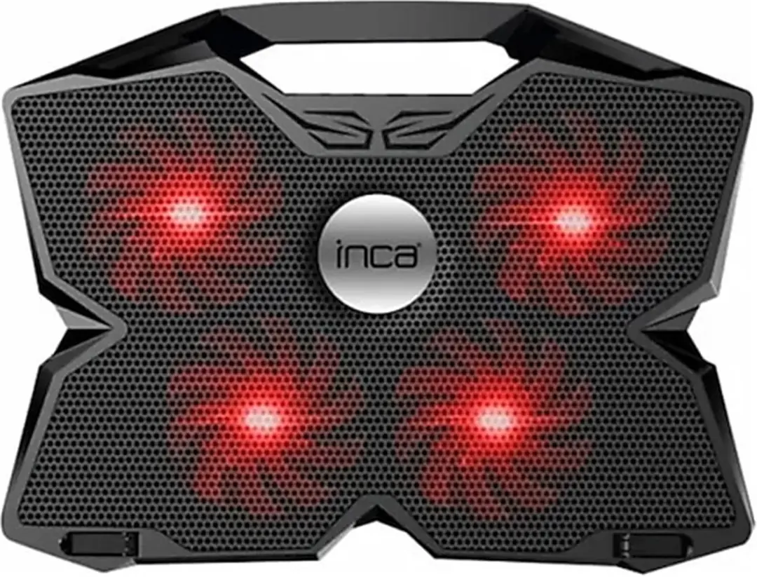 Inca INC-3280 3 Tutacaklı 4 Fanlı Led Işık 11"-17" Led Notebook Soğutucu( Fan Hızı Ayarlama Dümesi) 1