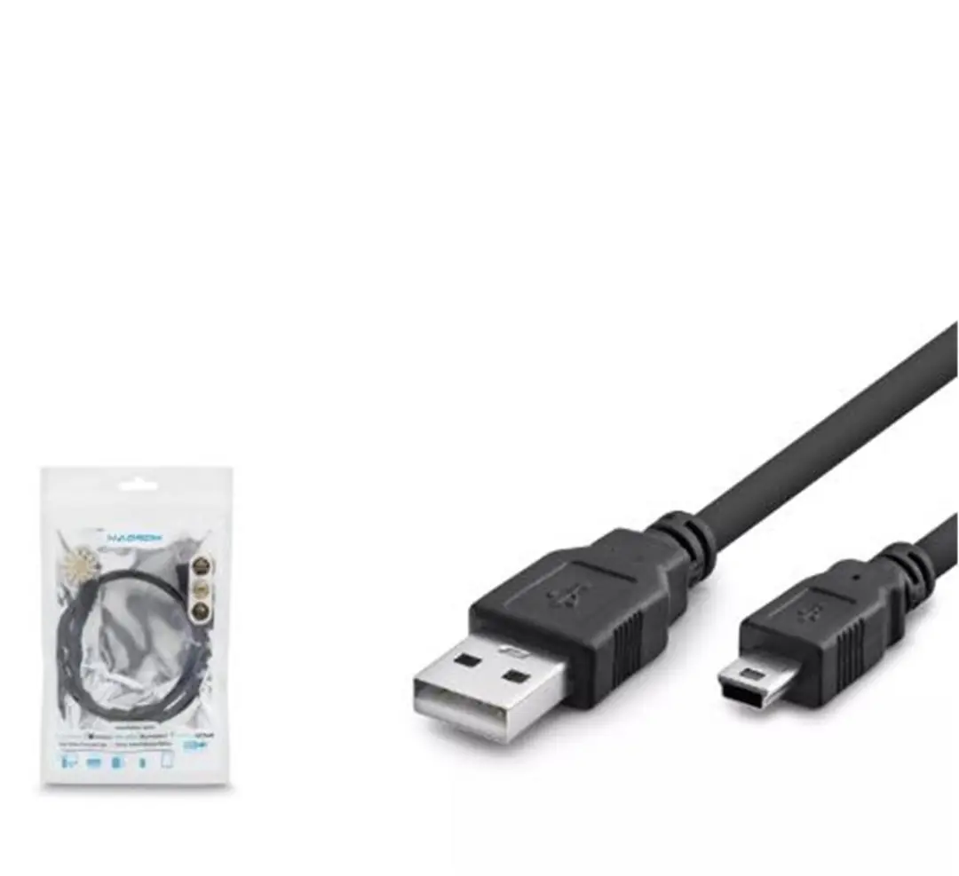 Hadron Hdx7524 Usb Mini V3-5Pin To Usb Kablo 50Cm Siyah