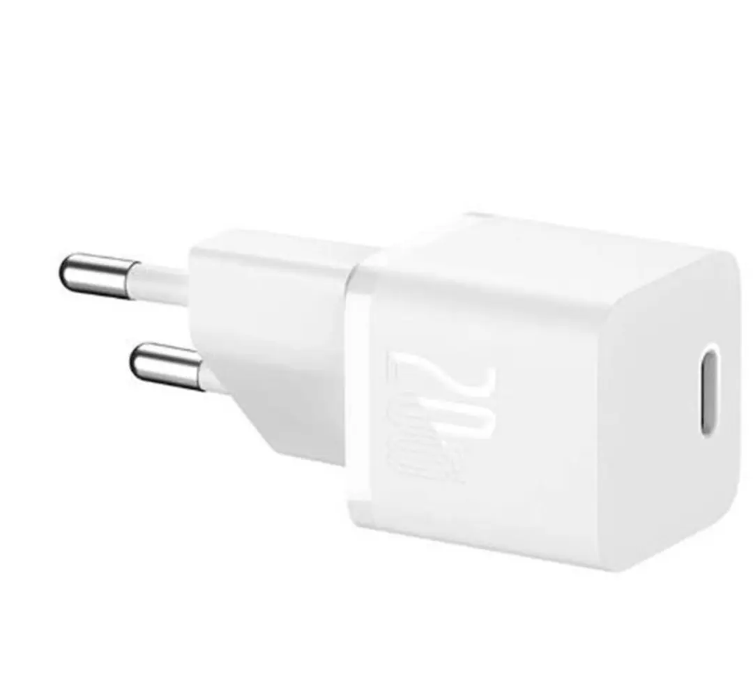 Baseus CCGN050102 20W Beyaz 1C GaN5 Adaptör Mini 1