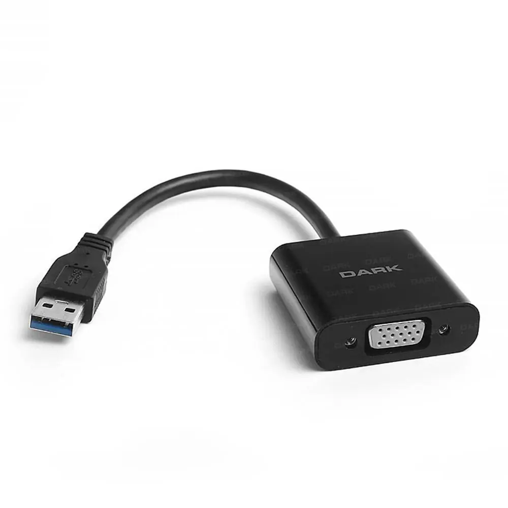 Dark DK-AC-UGA34 UGA34 VGA USB To Vga  3.0 - 2.0 Çevirici 15Cm 1