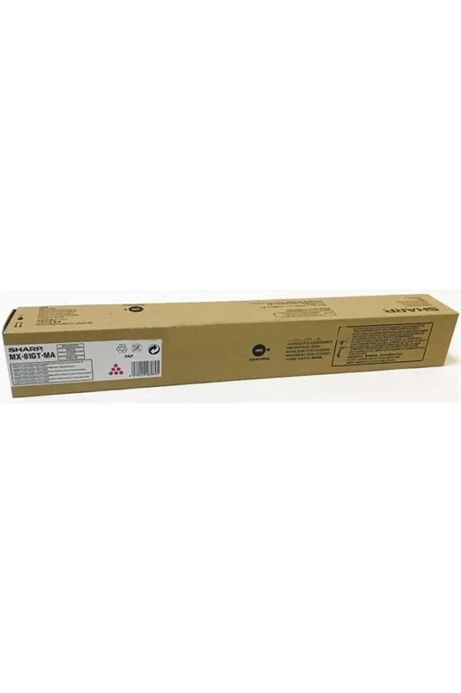 SHARP MX-61GTMA Magenta Kırmızı Orjinal Fotokopi Toneri MX-2630-2651-3050-3550-3070 24.000 Sayfa