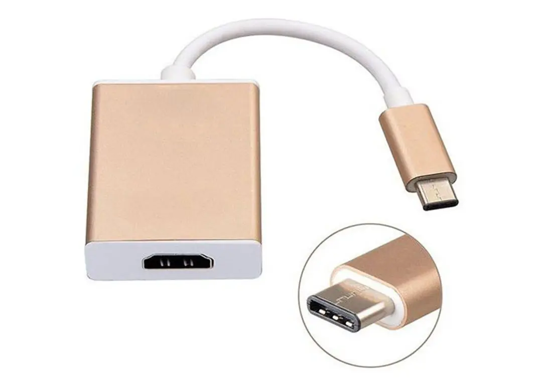 Hytech HY-USBC10 1080P Metal Type-C to HDMI Adaptör 1