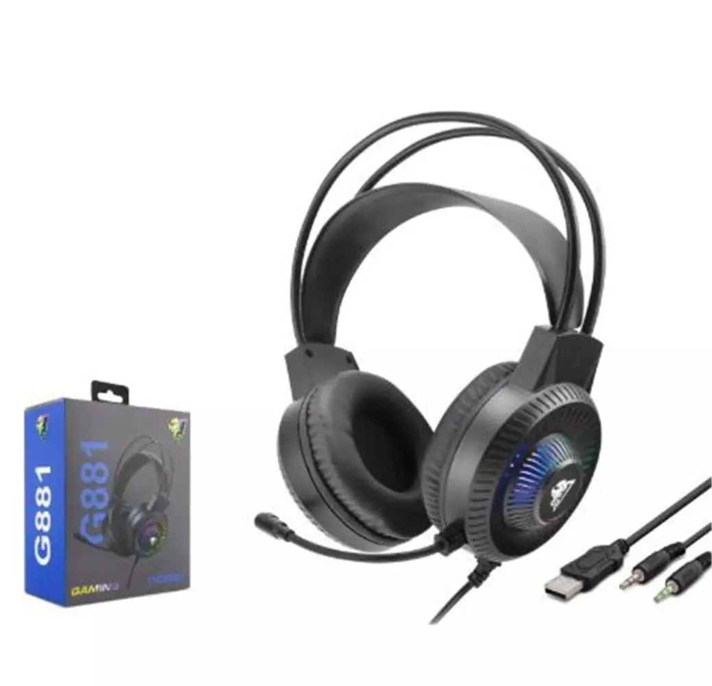 Hadron G881 Gaming Kulaklık 2-3.5Mm + Usb Siyah 1