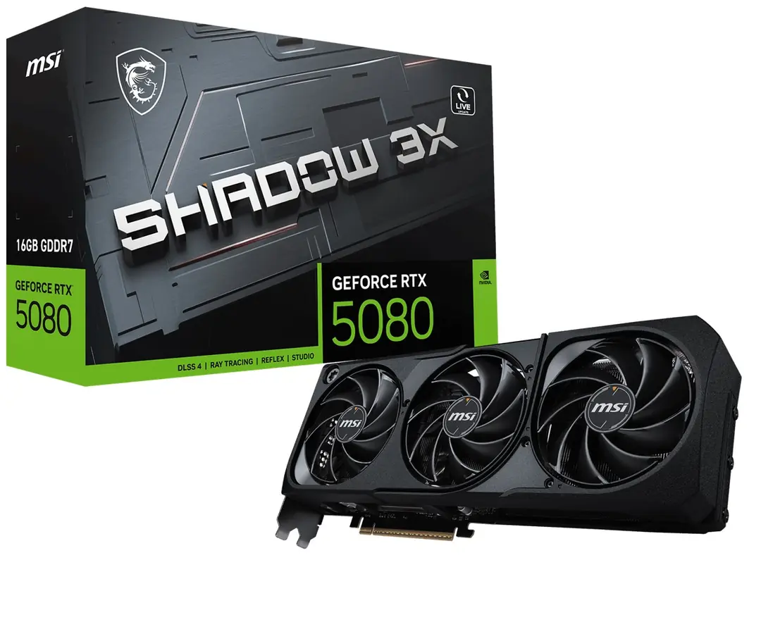 MSI VGA RTX 5080 16G SHADOW 3X OC 1