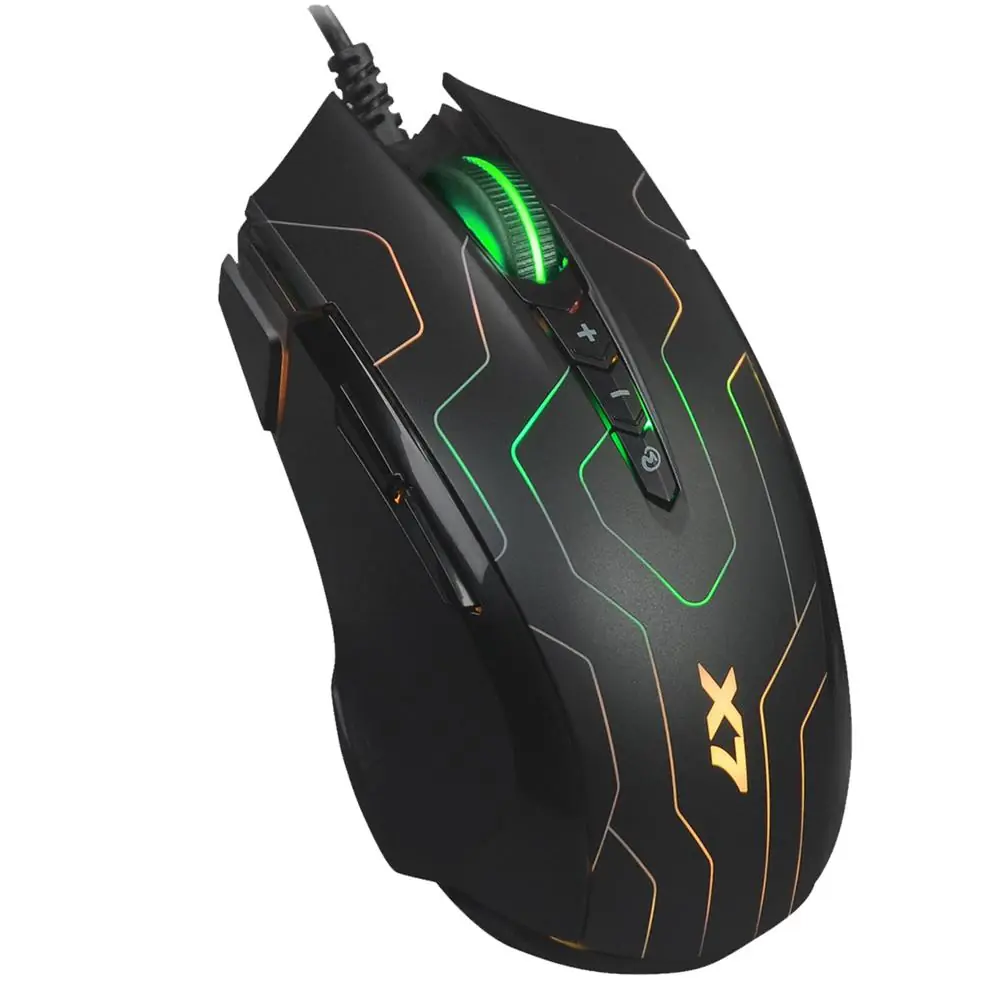 A4 Tech X89 Oscar X7 Neon Maze 2400Dpı Usb Makrolu Oyuncu Mouse 1