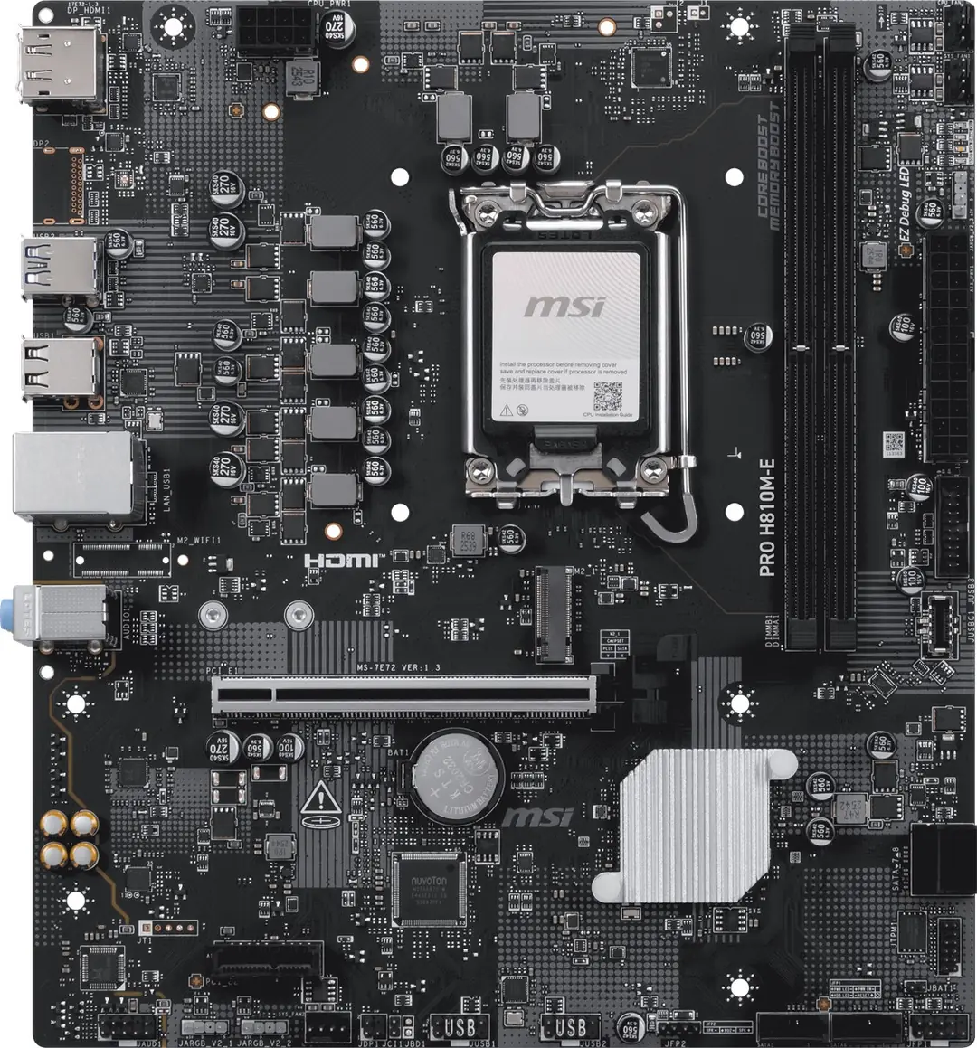 MSI MB PRO H810M-E
