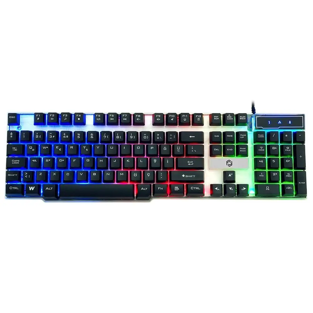 Frisby FK-G508QU Kablolu 3 Renk Işıklı Klavye 1