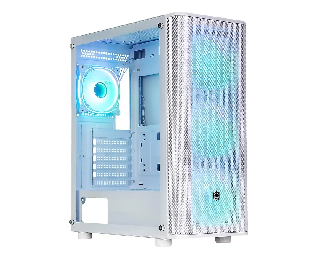 Frisby CM-106 650w 80+ ARGB Fan Gaming Beyaz Mesh Kasa 1