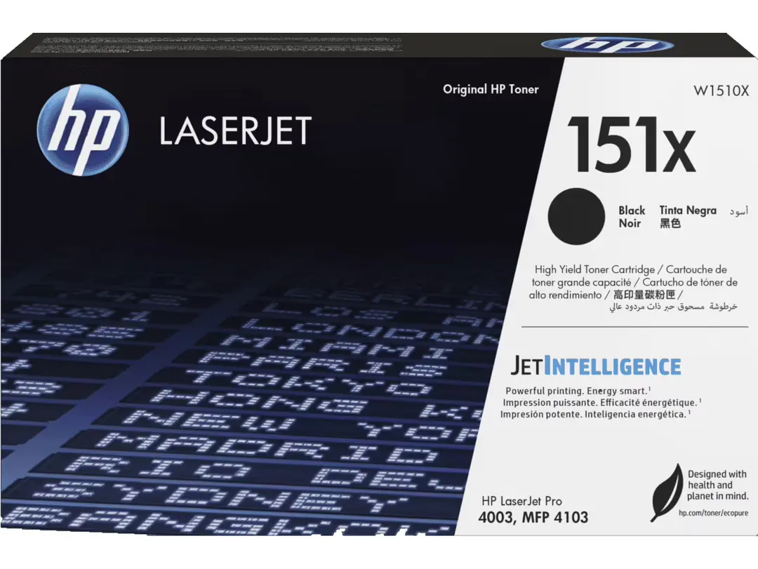 HP 151X Black Siyah 9.700 Sayfa  Yazıcı Toneri W1510X