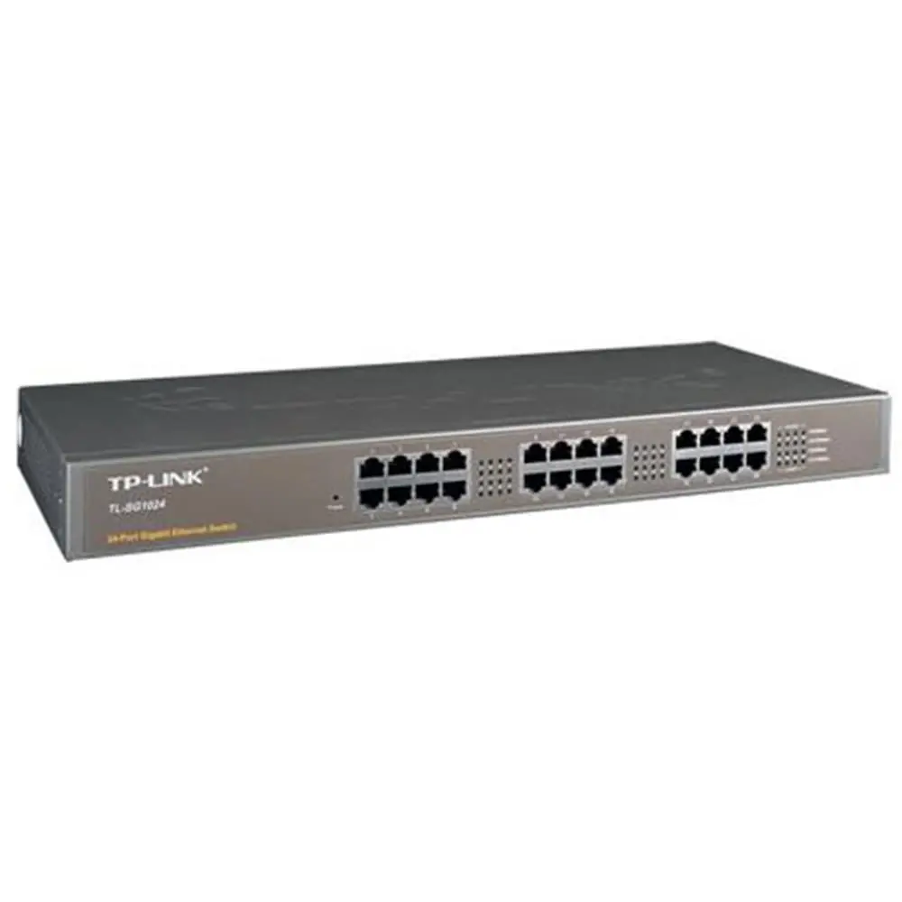 Tp-Link TL-SG1024D 24 Port 10-100-1000 Mbps Switch Çelik Kasa Rack Mount 1