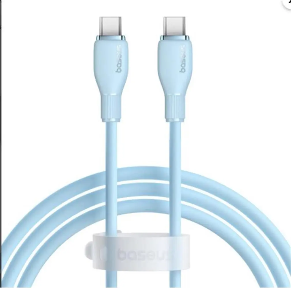 Baseus Pudding USB-A Light 2.4A Kablo 1.2m Mavi (P10355700311-00) 1