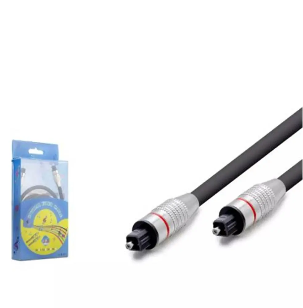 HADRON HDX7758 FIBER OPTICAL KABLO PVC 1.5M SİYAH 1