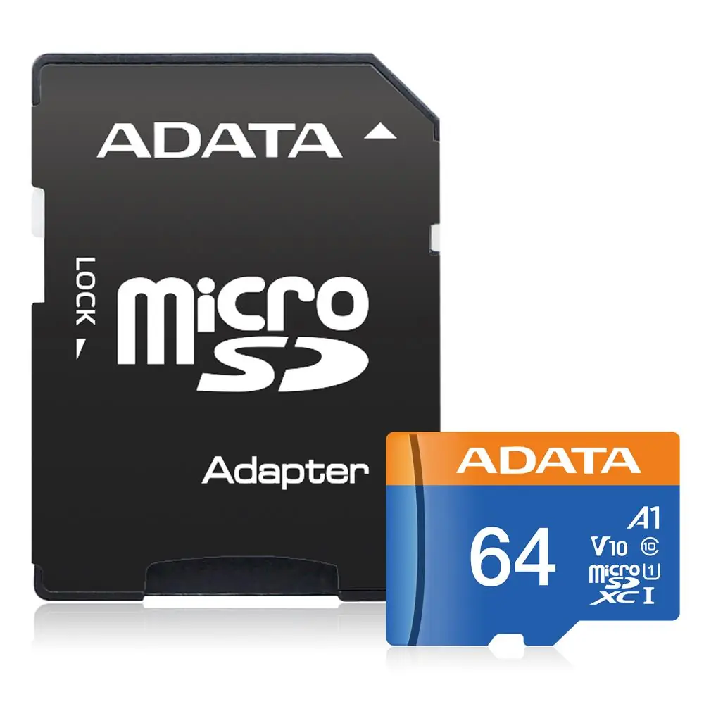 Adata 64GB Premier microSDXC Card with Adapter UHS-I Class10 V10 Hafıza Kartı 1
