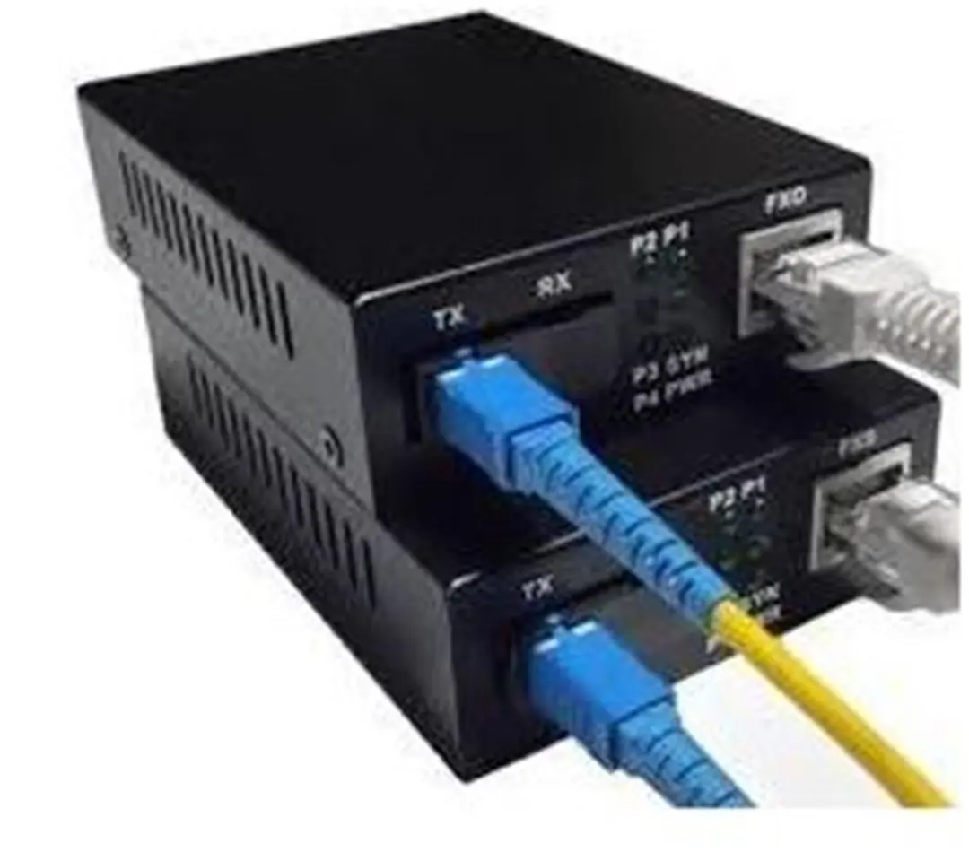 Teldata Media Converter Single Mode 10-100-1000 3 Km Only SC-SX TX-A-B-KITSET 1