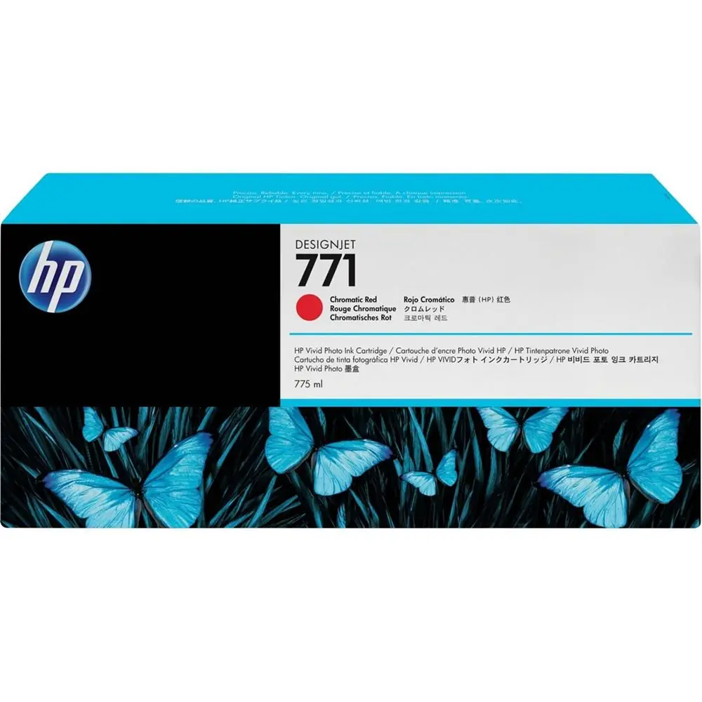 HP 771C Matte Cromatic Magenta Kromatik Kırmızı 775ML Plotter Kartuşu B6Y08A 1